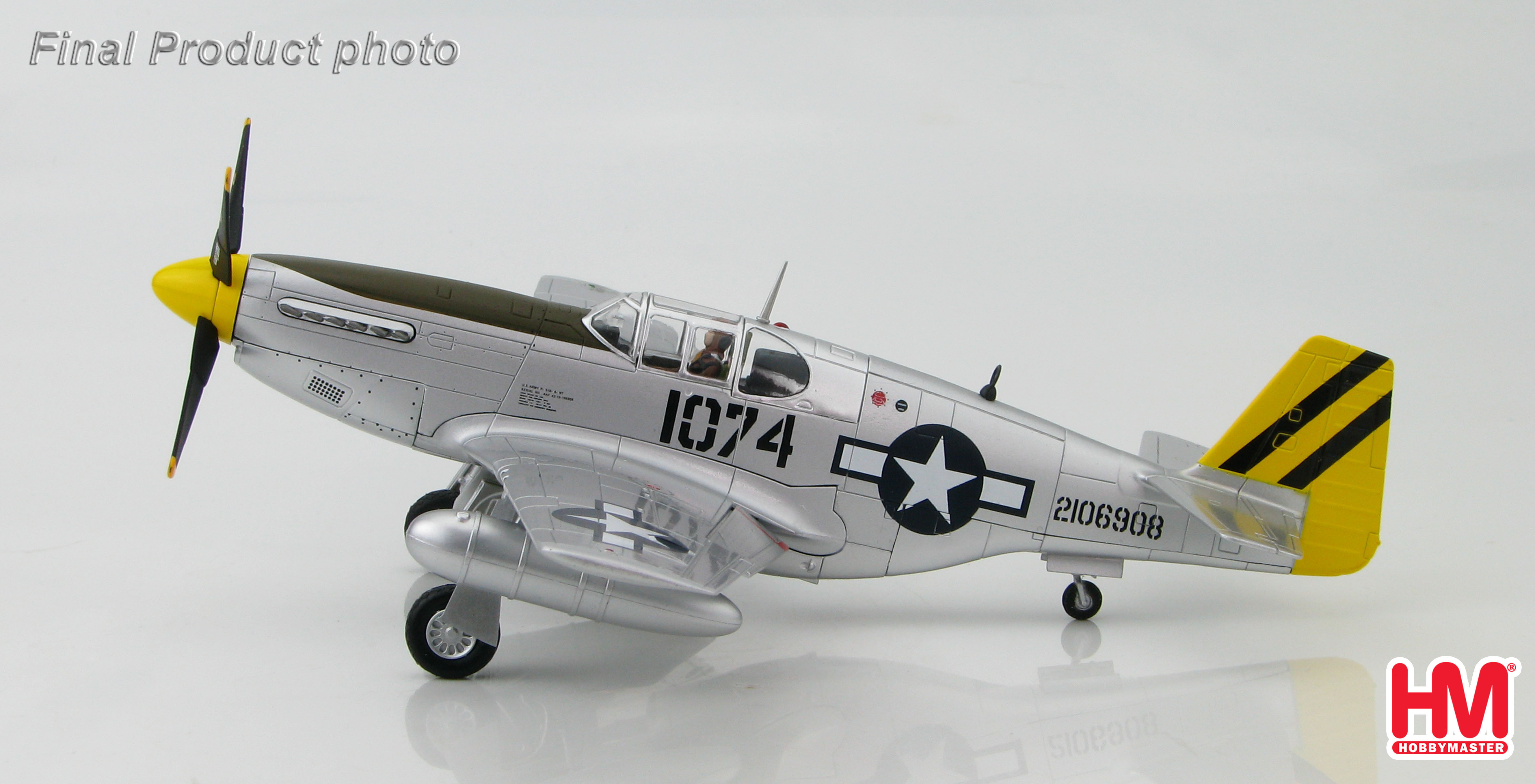 HOBBYMASTER 1/48TH SCALE HA8506 P-51B Mustang 2106908, Lt. Leonard R. Reeves, 530th FS/311th FG Pungchacheng, Jan 1945 ONLY £24.99