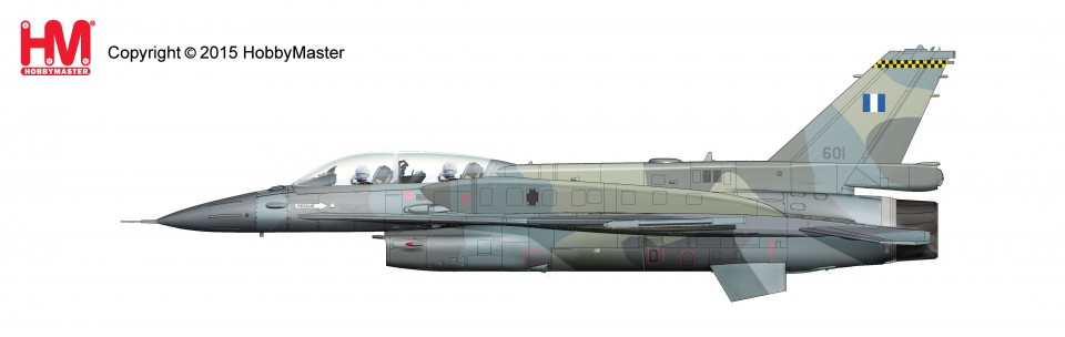 HOBBYMASTER 1/72ND SCALE HA3836 Lockheed F-16D Fighting Falcon 601 Hellenic Air Force, 115 CW, 340 Mira LIMITED TO 500 WORLDWIDE