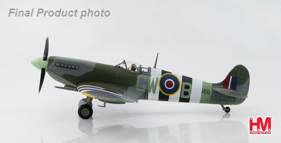 HOBBYMASTER 1/48TH SCALE HA8309 Spitfire IXc “MJ966” flown by Chef Denys Boudard, 340 Sqn. FAF France, June 1944 ONLY £29.99