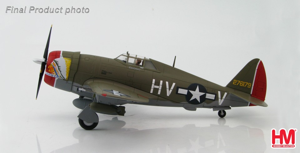 HOBBYMASTER 1/48TH SCALE HA8451 P-47D Razorback 42-76179, Lt. Frank Klibbe, 56th FG, 61st FS USAAF, Halesworth, UK, March 1944 ONLY £29.99