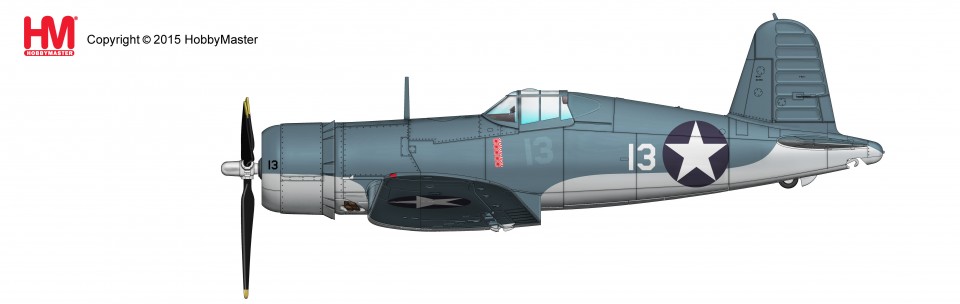 HA8214 F4U-1 Corsair No. 13, Lt Kenneth Walsh, VMF-124 Munda 1943