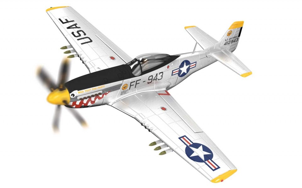 AA27702 North American F-51D Mustang™, 44-12943/FF-943 ‘Was that too fast?’ 18th Fighter Bomber Group, USAF, Chinhae Airfield, South Korea, 1951