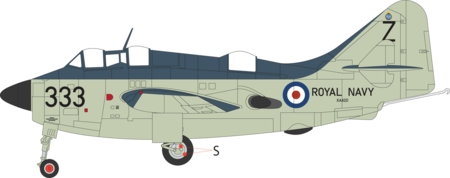Aviation 72 1/72nd scale AV7252001 Fairey Gannet XA420 333 824 NAS HMS Albion 1957