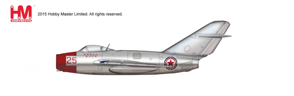 HA2418 Hobbymaster MiG-15bis No.25, Chinese People’s Volunteers Air Force, North Korea, 1950s
