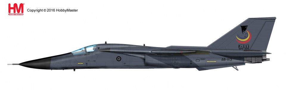 HA3017 Hobbymaster F-111C Aardvark “RAAF Farewell” A8-113, No. 82 Wing, Dec 2010
