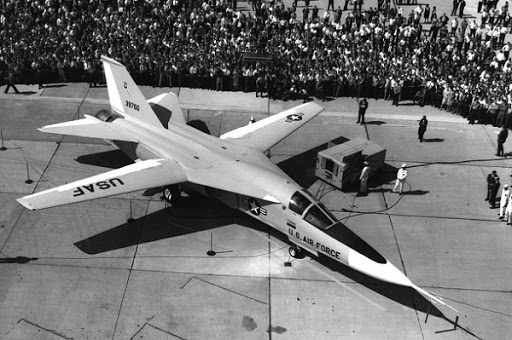 The F-111A prototype at its unveiling in 1964