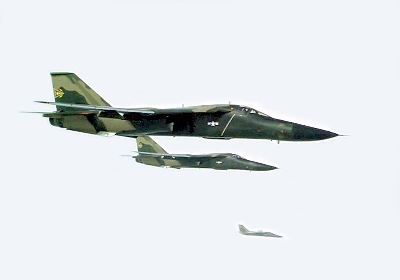 F-111As over south-east Asia in 1968