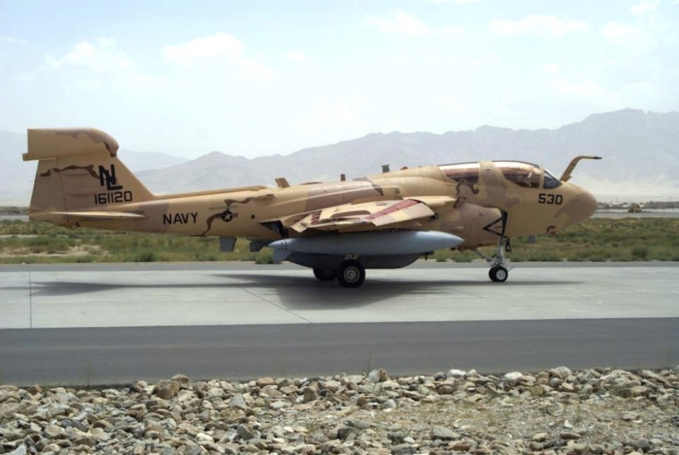 EA-6B Prowler at Bagram Airbase