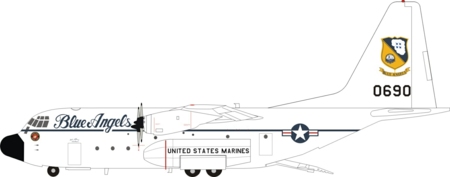 IF1300516 InFlight 1/200 US Marines Blue Angels Fat Albert Airlines No.1 Lockheed KC-130F Hercules (L-282) 150690