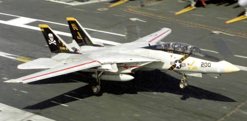 F-14A Tomcat (VF-84 / CVW-8) embarked on USS Abraham Lincoln (CVN 72) - 1990