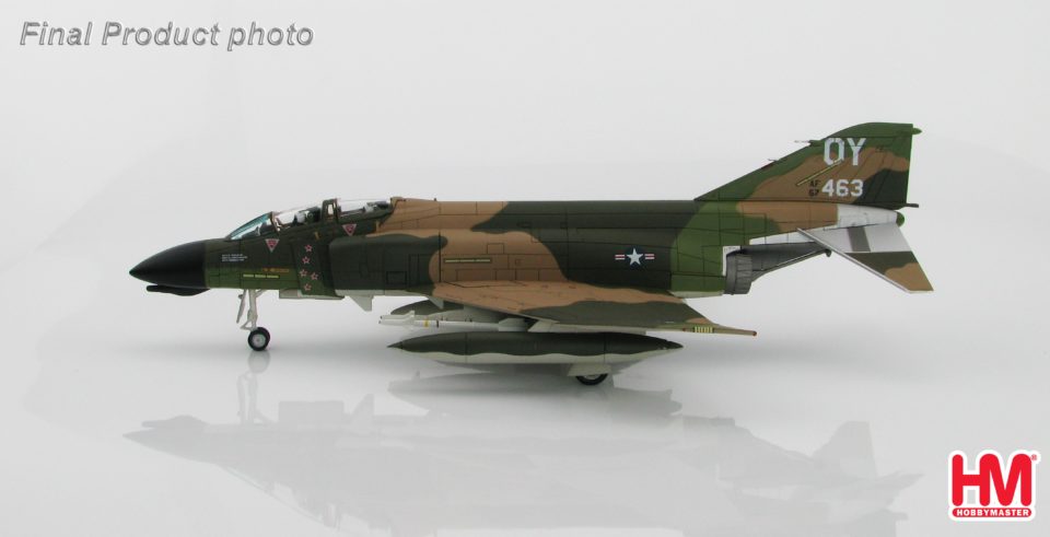 HA1973 Hobbymaster McDonnell-Douglas F- 4D Phantom II 432 TRW, 555th TFS, Vietnam, 1972, Steve Ritchie (Signed Version)