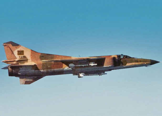 MiG-23MS LARAF 6915 ( The subject of Hobbymaster's MiG-23MS latest release)