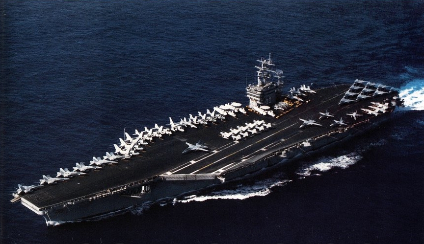 USS Nimitz (CVN-68) underway in 1991