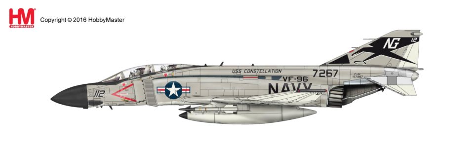 HA1974 Hobbymaster McDonnell Douglas F-4J “Showtime 112” 157267, VF-96, USS Constellation, 1972