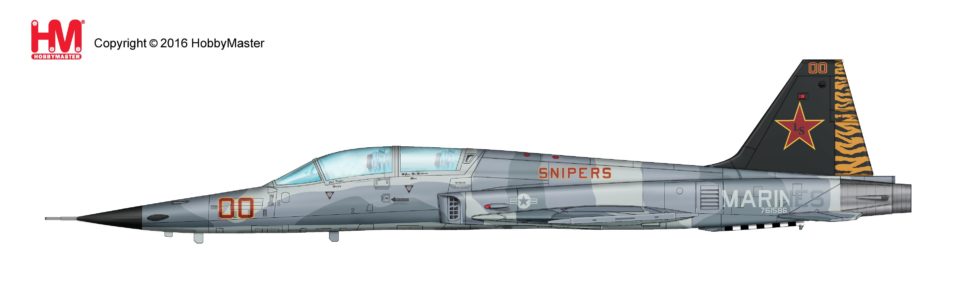 HA3324 Hobbymaster Northrop F-5F Tiger II 761586, “25th Anniversary VMFT-401 “Snipers”” MCAS Yuma, Arizona, Aug 2011