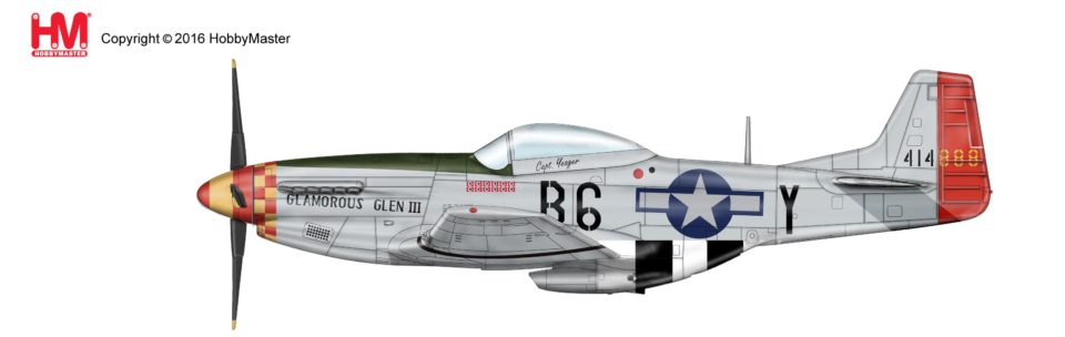 HA7735 Hobbymaster P-51D Mustang “Glamorous Glenn III” 44-14888, 363rd FS, 357th FG, Nov. 1944