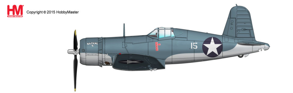 HA8215 Hobbymaster F4U-1 Corsair No.15 James N Cupp, VMF-213, 1943