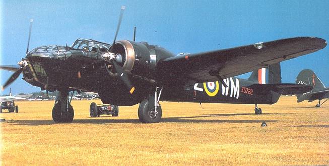 Bristol Blenheim MkIVF Night Fighter