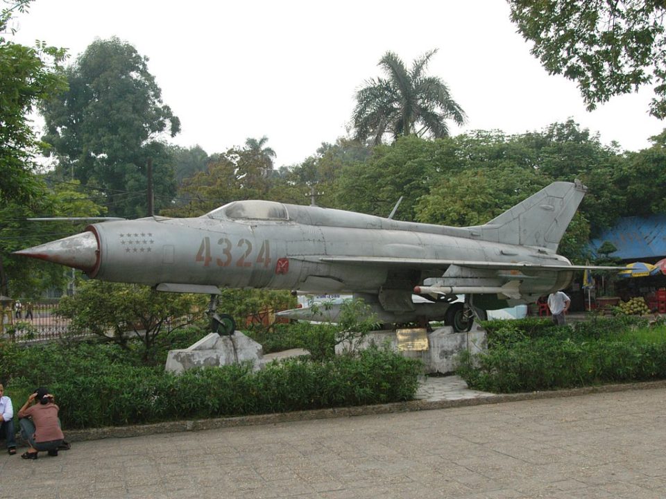 MiG 21 Hanoi museum Vietnam