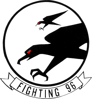 Fighting Falcons Fighter Squadron 96 insignia c1970