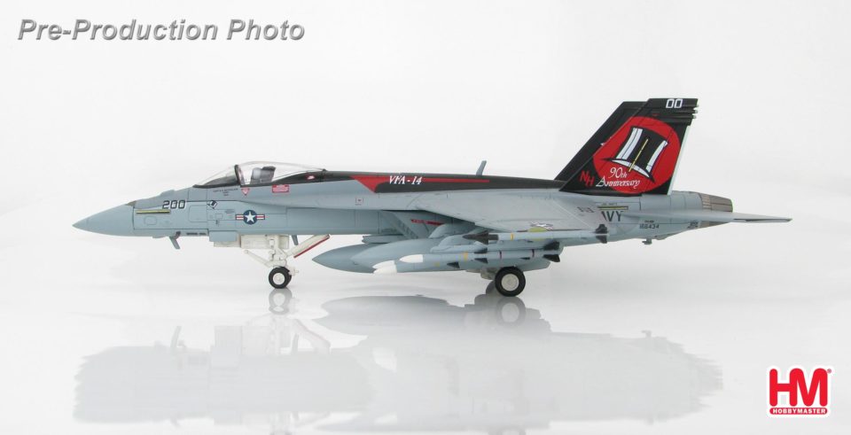 HA5101 Hobbymaster F/A-18E Super Hornet 166434, VFA-14 Tophatters 90th Anniversary, March 2009