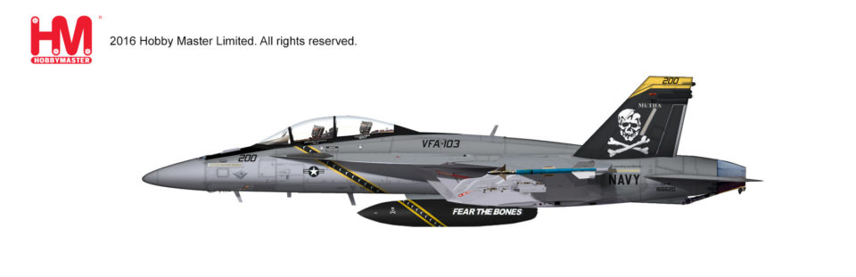 HA5102 Hobbymaster McDonnell Douglas F/A-18F 166620, VFA-103, USS Eisenhower 2012