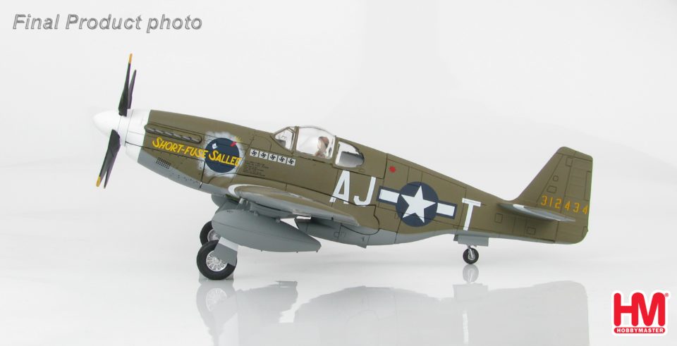 HA8509 Hobbymaster P-51B Mustang 43-12434 “Short-Fuse Sallee”, 356th FS, 354th FG, 9th AF, 1944
