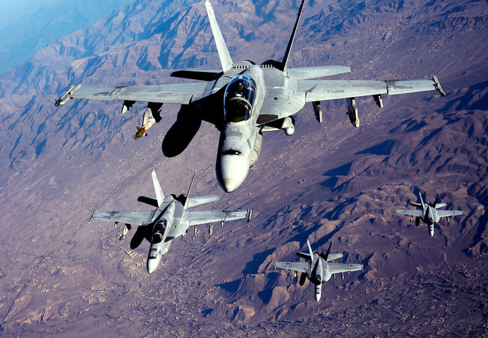 F/A-18Fs over Afghanistan in 2010