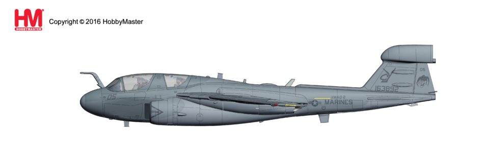 HA5005 Hobbymaster Grumman EA-6B Prowler 163892, VMAQ-2, “Operation Iraqi Freedom” Al Asad Air Base, Iraq, 2008
