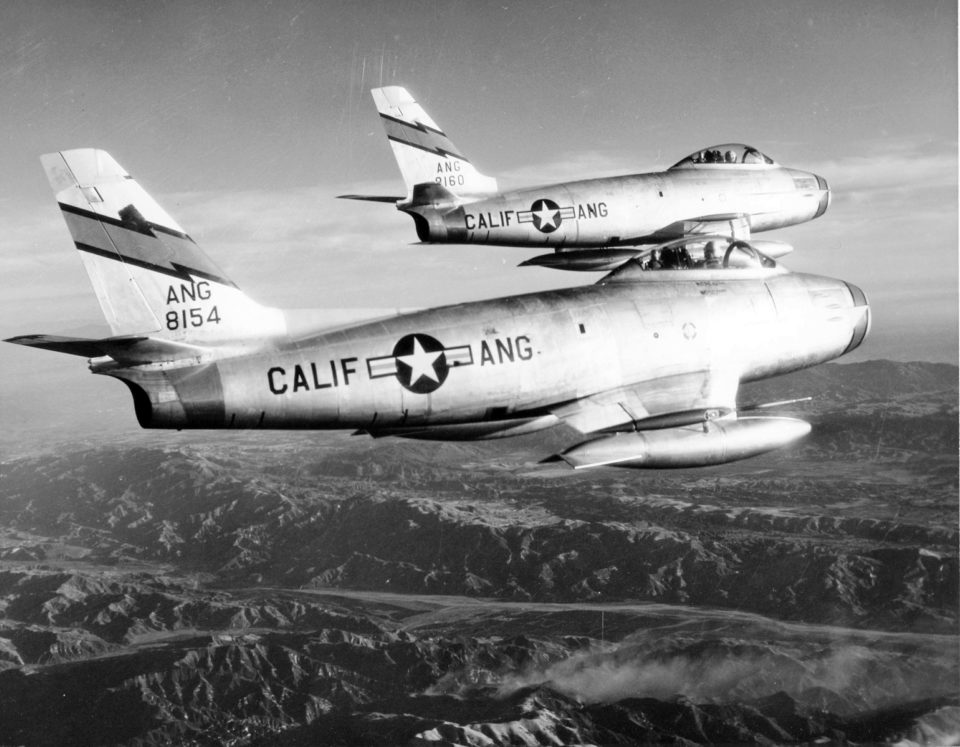 North American F-86A-5-NA Sabre California Air National Guard