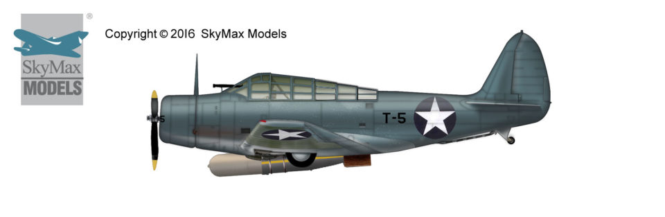 SM8008 Skymax TBD-1 Devastator BuNo 0308, VT-8,USS Hornet, 4th June,  1942 “Battle of Midway”