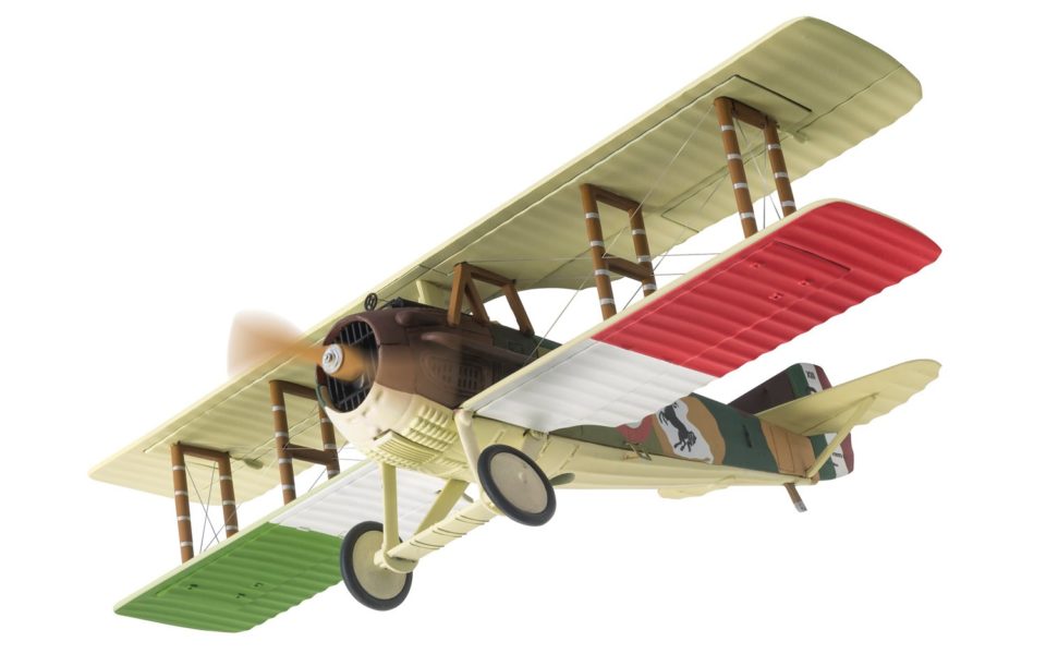 Corgi Aviation Archive 1/48th scale SPAD XIII, S2445, Major Francesco Baracca, 91st Squadriglia, Italian Air Force, April 1918 RRP £55.00 Flying Tigers only £49.49