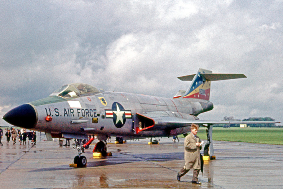 F-101C Voodoo of 81 TFW based at RAF Bentwaters in 1962