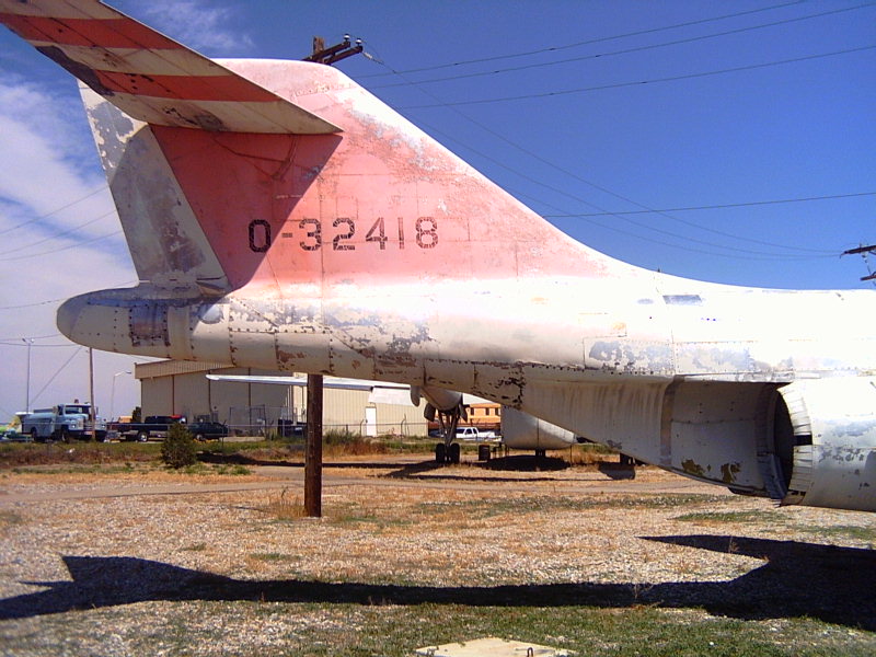 F-101A, AF Serial No. 53-2418, at Pueblo Weisbrod Aircraft Museum, Pueblo, CO, before restoration