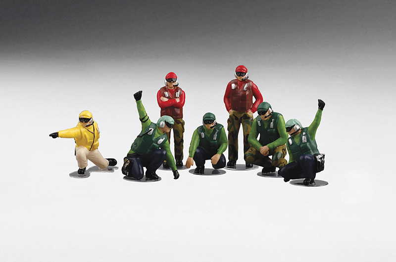 TSMWAC002 True Scale Wings Collection US Navy Deck Crew Launch Team (7 Figures)