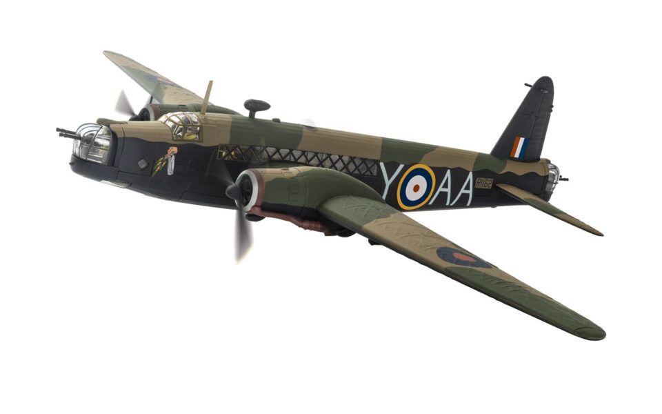 AA34811 Corgi Aviation Archive Vickers Wellington 1C, R1162 / AA-Y ‘Y for Yorker’, No.75 (New Zealand) Squadron, RAF Feltwell, Norfolk, 1941 ‘Soda Syphon Bomber’  