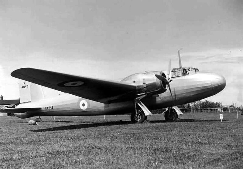 Prototype K4049 Wellington seen here at Brooklands in 1939 