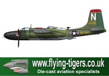 HA3210 Douglas A-26B Invader US Air Force Korean War Bomber Iwakuni Air Base - Highly limited future release!