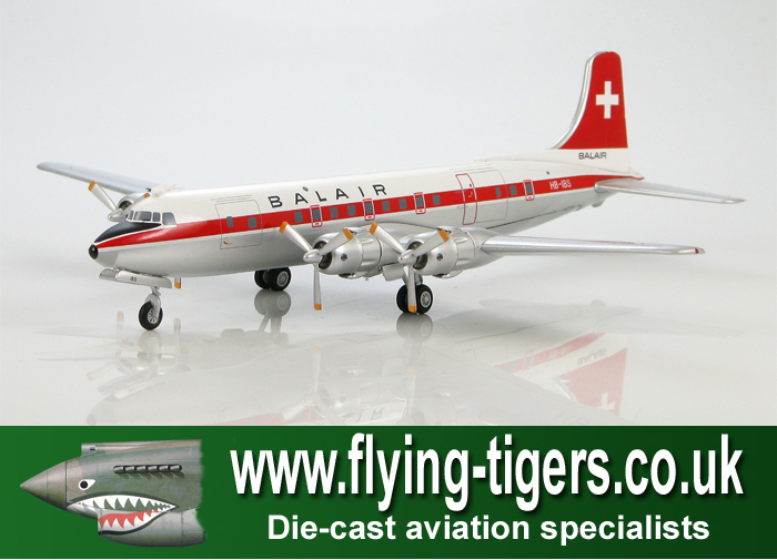 HL5010 Douglas DC-6B 'BALAIR Swiss Airline' - Extremely rare in the UK, Only 2 still available!
