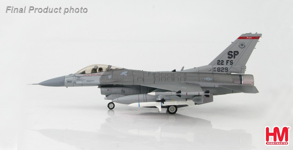 HA3829 Lockheed F-16CJ Fighting Falcon 90-0829/SP, 22nd FS Commander’s Jet, Feb 2007