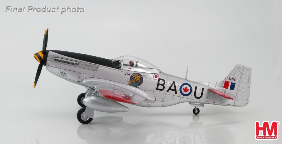 HA7733 P-51D Mustang #9255/BA-U, No. 424 Sqn., RCAF, Mount Hope, Ontario. 1950s