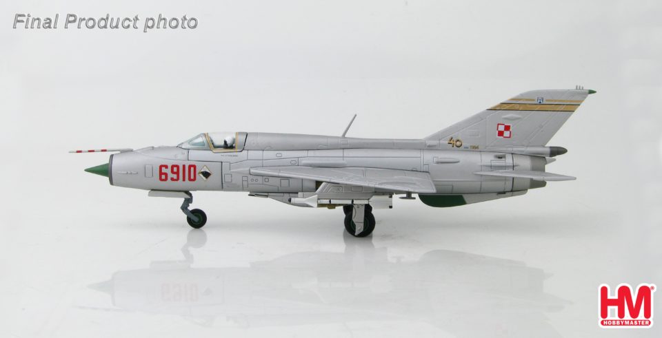 HA0185 Hobbymaster MIG-21PFM No.6910, 1st Sqn. of 62nd Fighter Regiment Polish AF, Poznan-Krzesiny AB, 1994