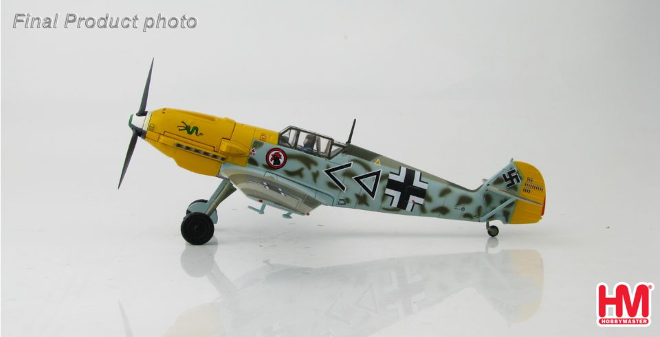 HA8701 Hobbymaster BF 109E-4 “Hans Von Hahn” I./JG3, Grandvillers, France late 1940