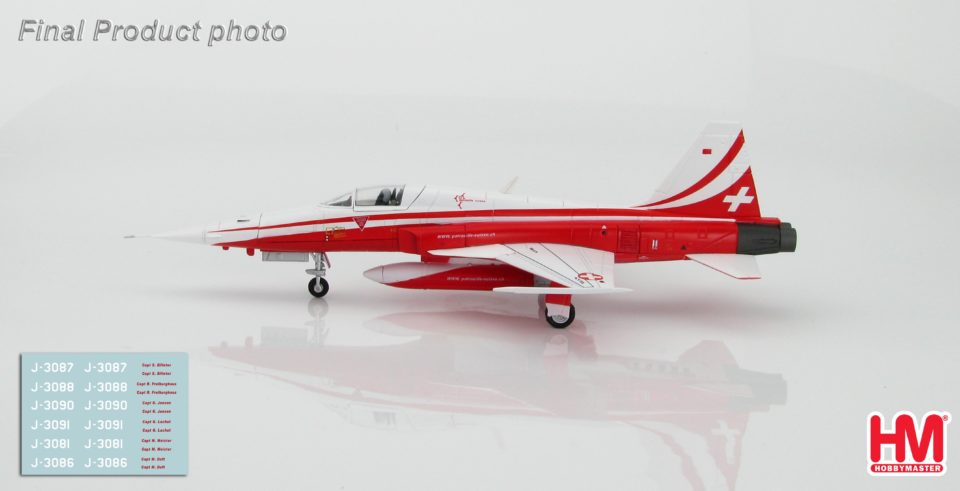 HA3323 Hobbymaster Northrop F-5E Tiger II Patrouille Suisse, Season 2016