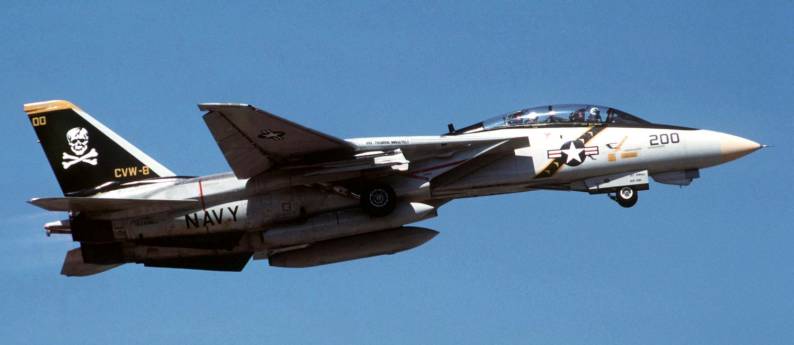 F-14A Tomcat (VF-84 / CVW-8) embarked on USS Abraham Lincoln (CVN 72) - 1990
