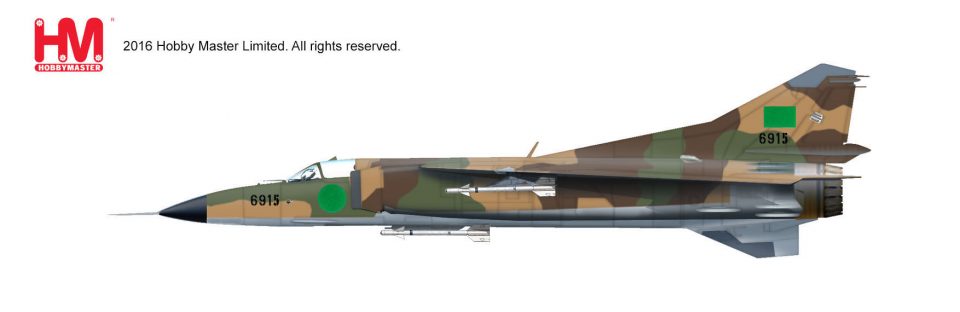 HA5302 Hobbymaster MIG-23MS 6915, Libyan Air Force 1980s