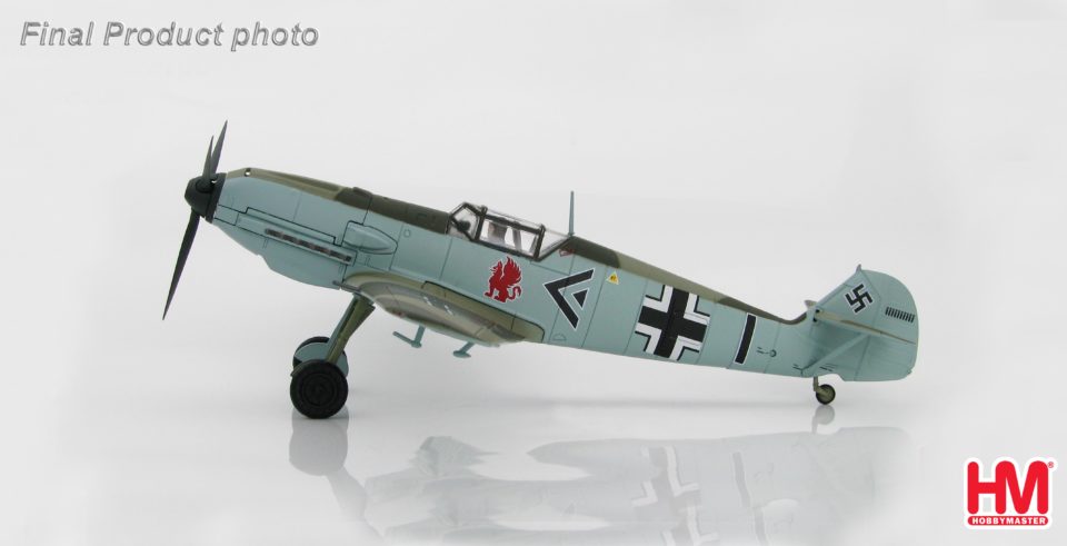 HA8702 Hobbymaster BF 109E-3 Adolf Galland Grp.Kdr. III/JG 26 France, June 1940