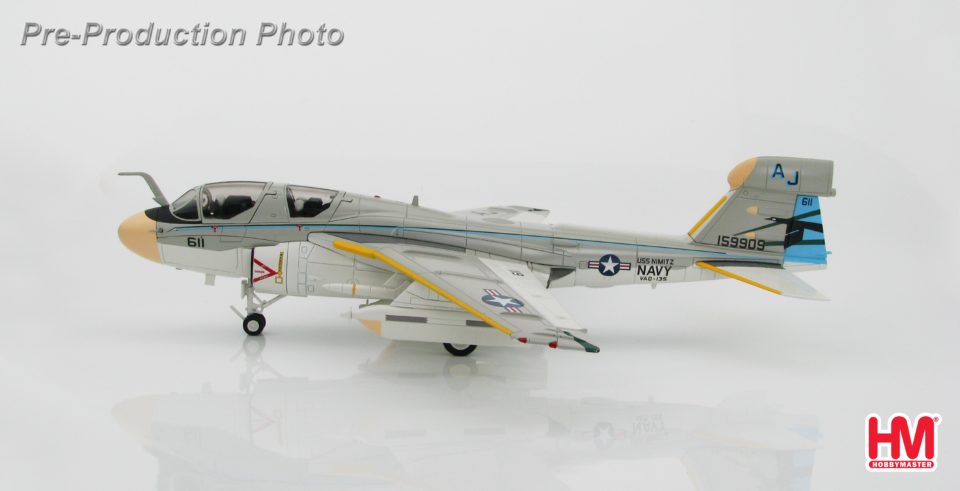 HA5003 Hobbymaster Grumman EA-6B Prowler 159909, VAQ-135 “Black Ravens” USS Nimitz, 1978