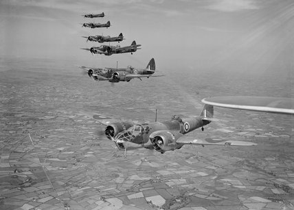 Bristol Blenheim Mk IVFs of No. 254 Squadron RAF flying from Aldergrove in Northern Ireland