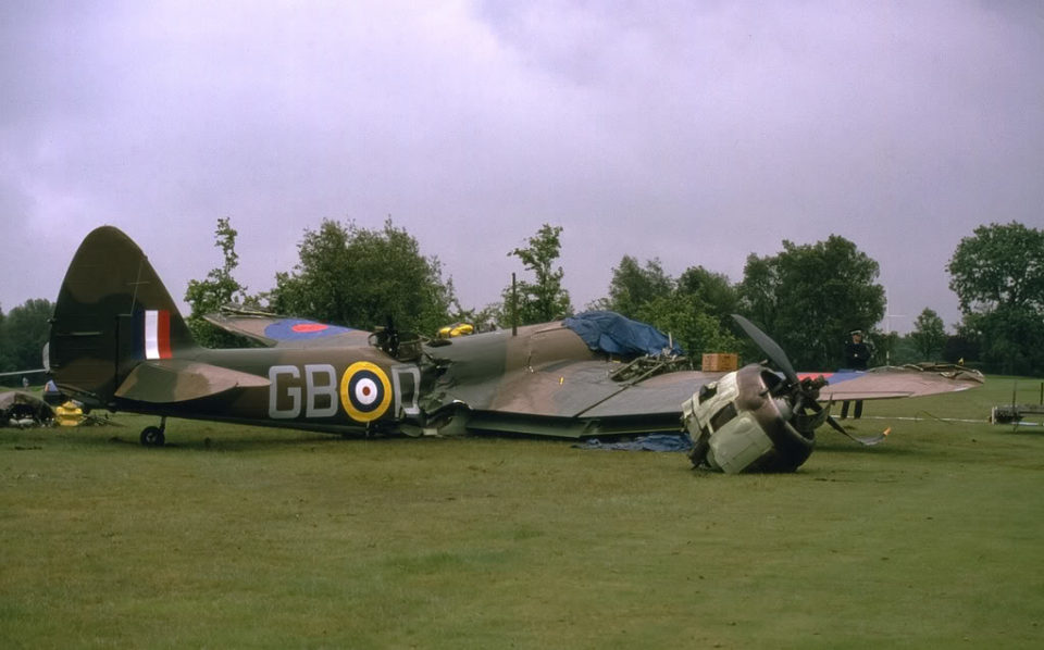 Bristol Bolingbroke crash at Denham 1987
